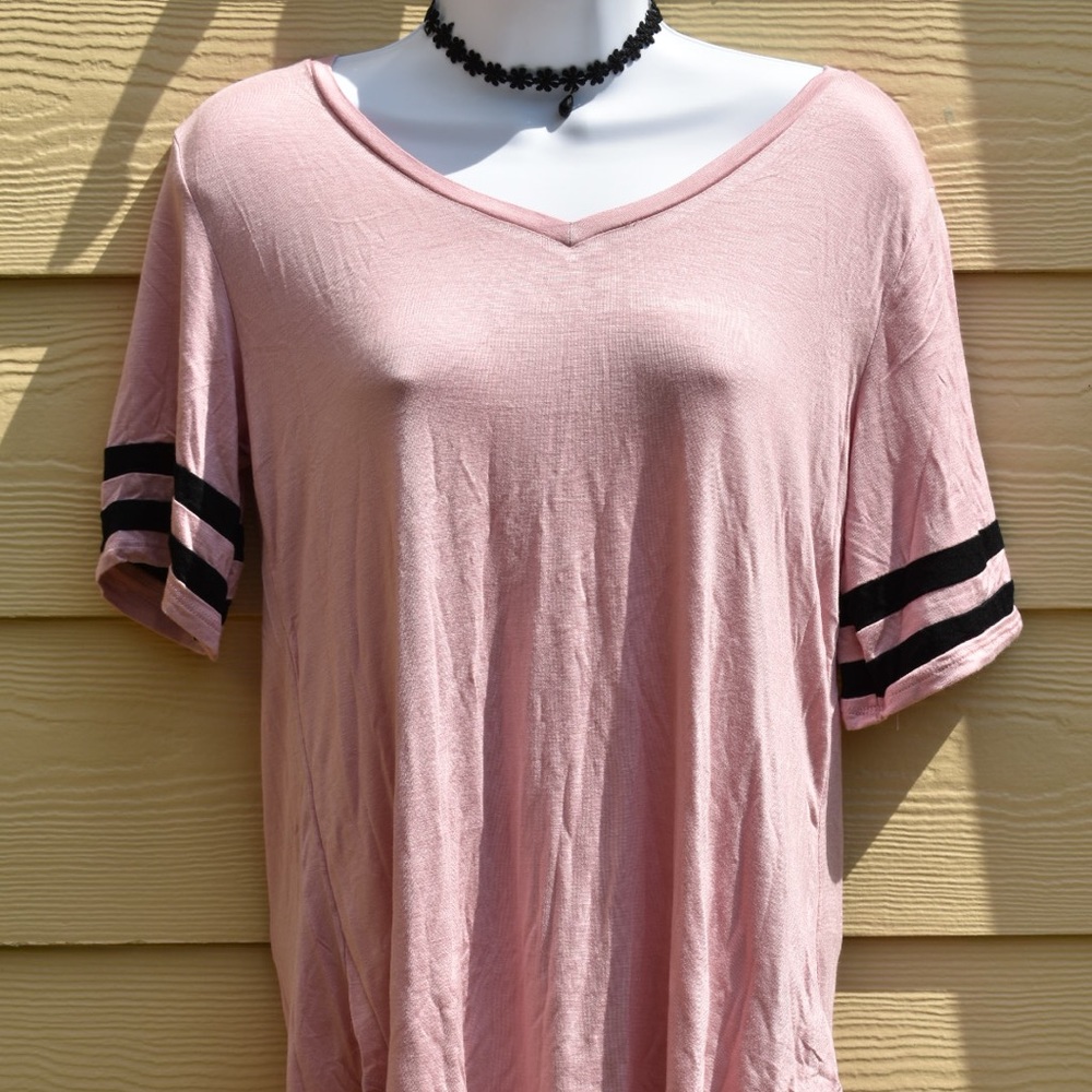 Pink jersey shirt